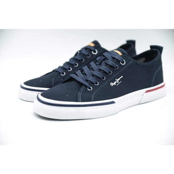 Herre Kenton Smart 22 canvas sneakers - Pepe Jeans - Blå - Snørebånd - Flade Blå 41