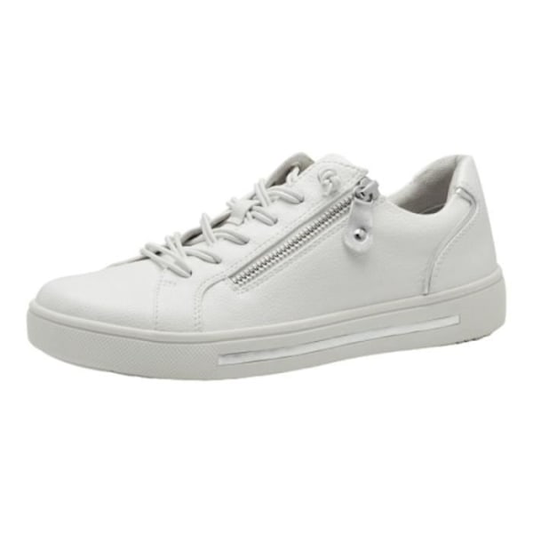 Sneakers - JANA - 8-23660-42 - Hvide - Snørebånd - Flade - Damer - 40