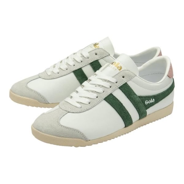 GOLA sneakers - BULLET PURE White - Platt klack - Läder - Snören Vit 40