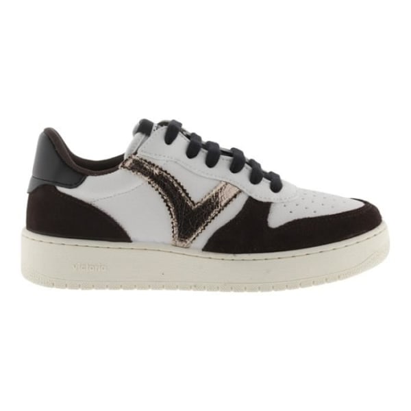 Sneakers - Victoria - 1258259 Vit - Platt klack - Läder - Snören - Unisex Vit 39