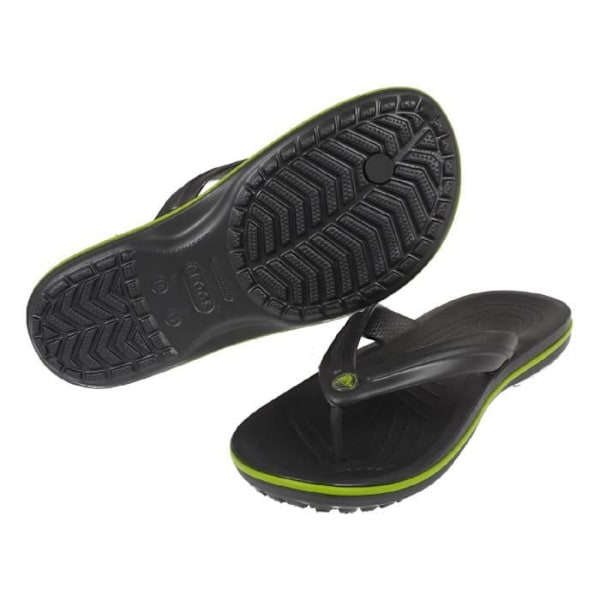 Crocs Crocband Flip Flop 11033-100 - Grafit/Grøn Mörk kolgrå 41