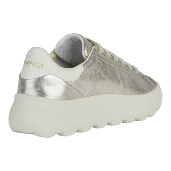 GEOX sneakers - D SPHERICA EC4.1 Guld - Dam - Läder - Platt klack - Snören Guld 41