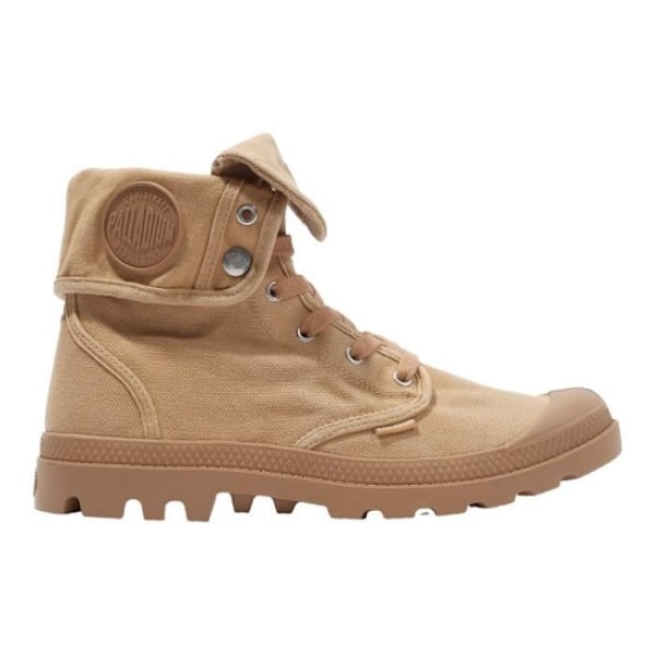 PALLADIUM ankelboots - BAGGY Brun - Platt klack - Spetsar - Textil kastanj 46