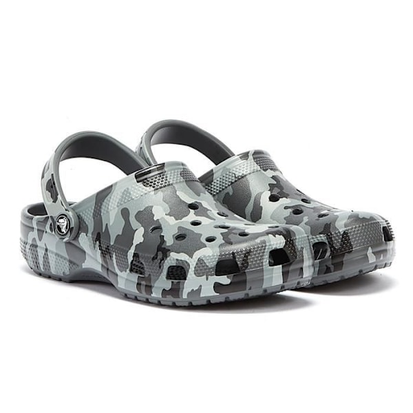 Crocs Classic Camo Grey/Multi Clogs for Herr - EU 42-43 Grå 42