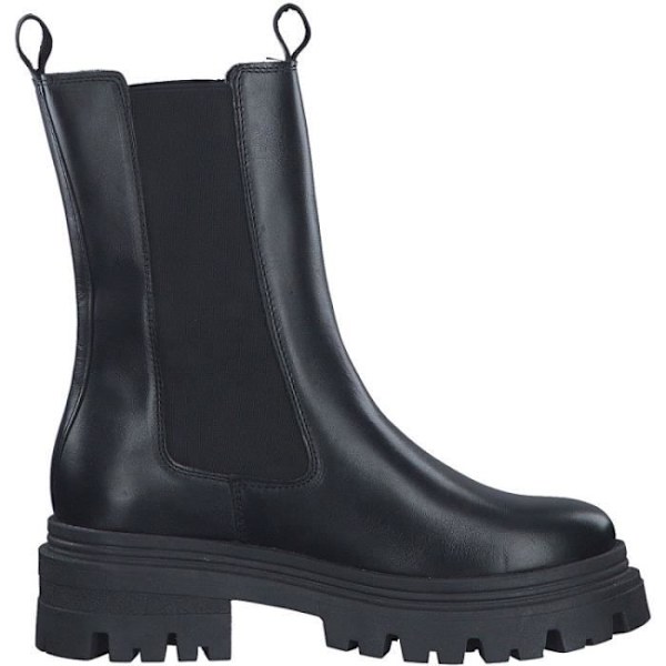 Ankelboots dam - TAMARIS - 2549841 - Läder - 5,5 cm kilklack - Svart Svart 40