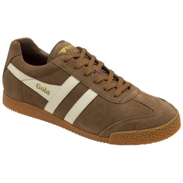 Sneakers - GOLA - HARRIER SUEDE - Läder - Brun - Platt klack kastanj 41