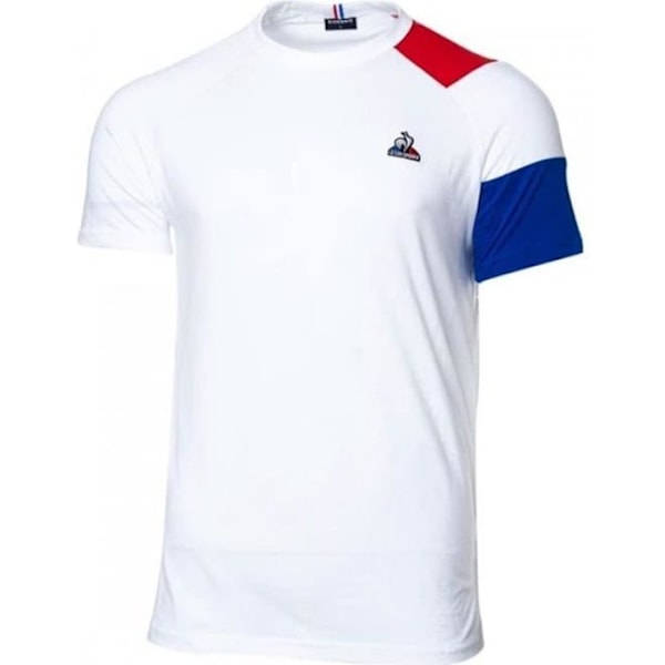 Le coq sportif Essentiels Maglietta t-shirt - Rød - Mænd - Korte ærmer - Afrundet krave Röd M