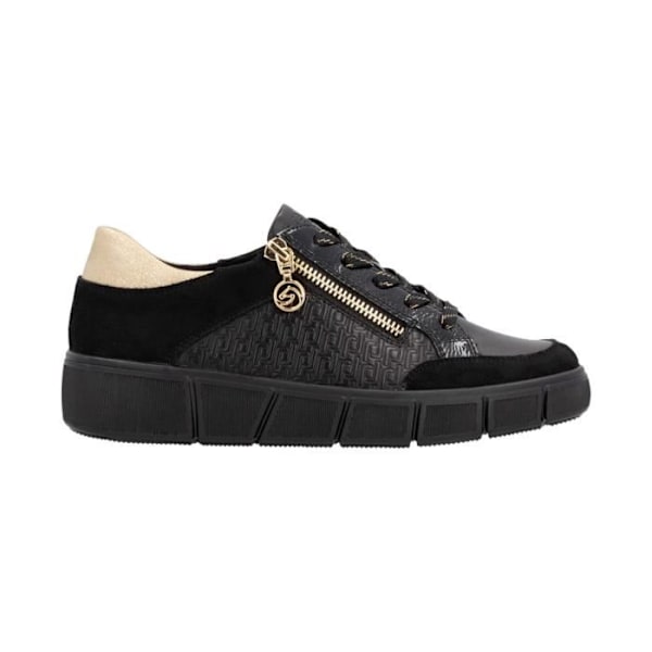 Remonte Microstretch Läder Low Top Sneaker - Svart Combi - 38