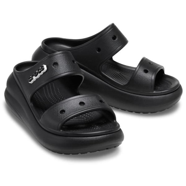 Crocs Classic Crush Sandaler - Herrer - Gummi - Sort - Str. 39/40 Svart 36