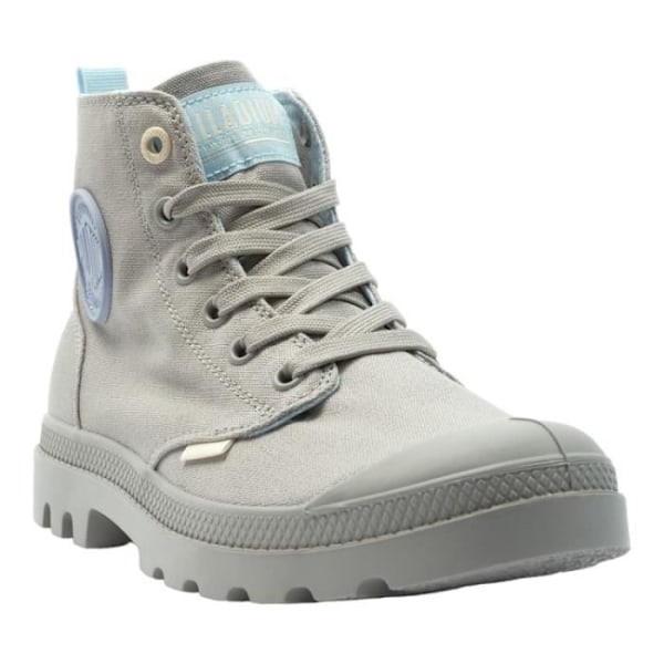 PALLADIUM ankelboots - PAMPA MONOPOP Grå - Platt klack - Snören - Syntet Grå 38