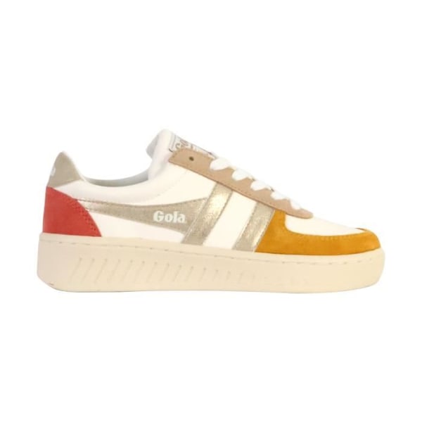 Gola Grandslam Quadrant læder sneaker - råhvid/sol/guld/ler - 41