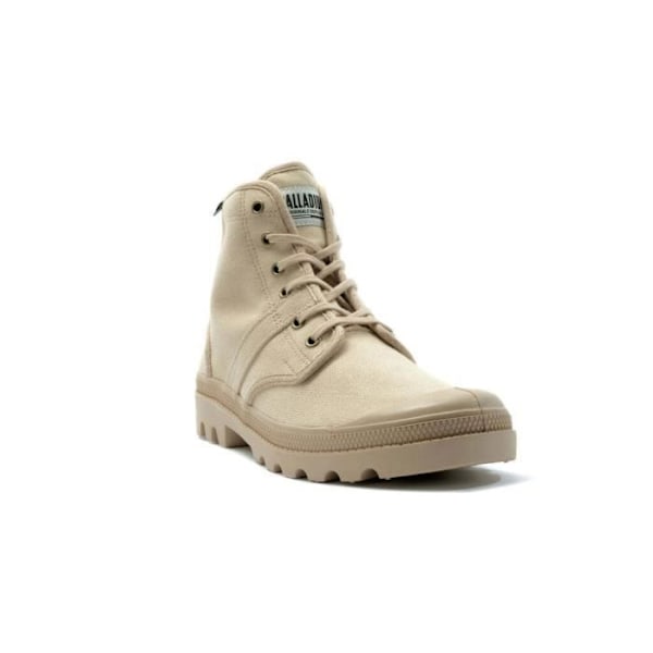 Palladium Pallabrousse ankelboots - Beige - Canvas - Höga - Spetsar Alla öken-m 44