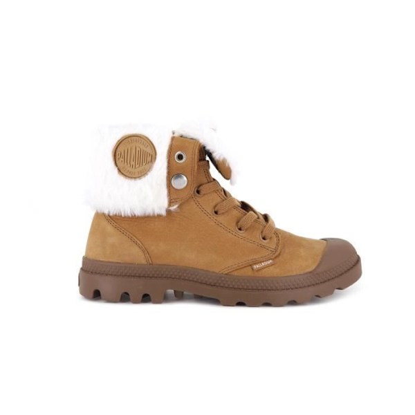 Palladium Baggy ankelboots för kvinnor - Brun/Vit - 38 - Varma och snygga skor för kvinnor Brun/vit 40