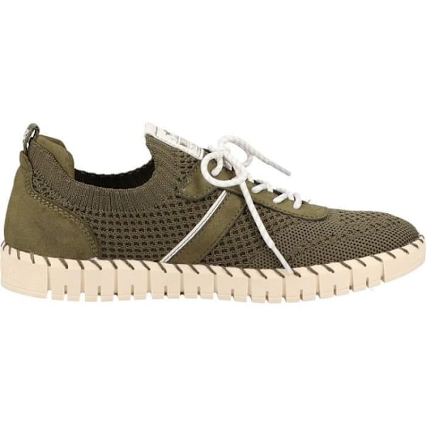 Sneakers - MUSTANG - 1379302 - Platt klack - Grön - Textil Grön 37