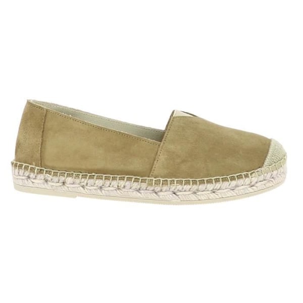 Läderespadrillor för kvinnor - La Maison De L'Espadrille - Brun - Referens vn34espadrille265 kastanj 36