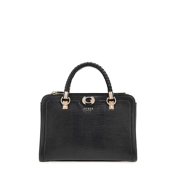 Håndtaske - GUESS - Orlina Society Satchel - Sort - 29x19,5x9 cm - 100% polyuréthan svart