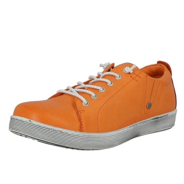 Sneakers - ANDREA CONTI - DA.-SNEAK - Læder - Snørebånd - Dame Orange 39