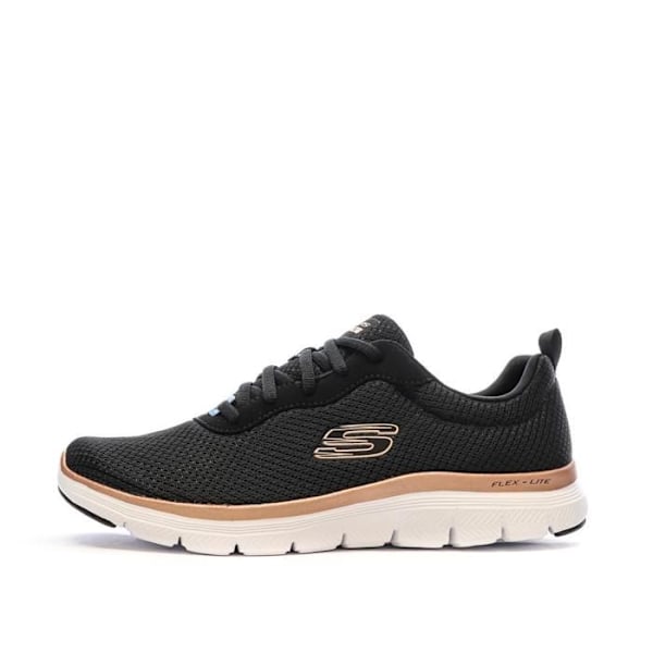 Fitnesssko til kvinder - Skechers - FLEX APPEAL 4.0 - BRILLIANT V - Sort - Syntetisk Svart 36