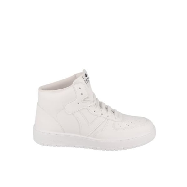 Almindelig High Top Sneaker - VICTORIA - Hvid - Snørebånd - Flad - Blandet Vit 41