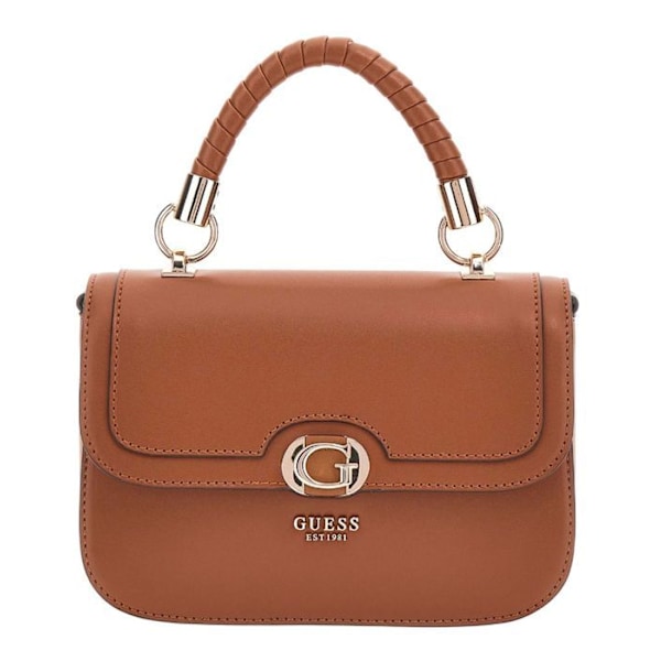 Håndtaske - GUESS - Orlina Top Handle Flap Bag - Sort - 100% polyurethan - 21x13x7 cm svart