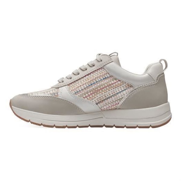 Dame sneakers - TAMARIS - 23732-41 Beige - Flad hæl - Lynlås lukning - Rund tå Beige 40