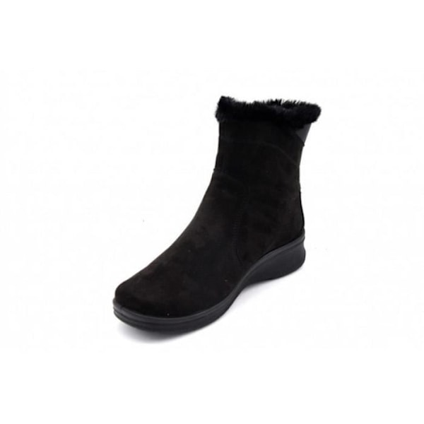 Bottines Dam - ARA - MUNCHEN - Svart - Platt Klack 4cm - Dragkedja Svart 37