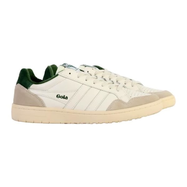 Gola Eagle Low Leather Sneaker - Dam - Vit Grön - Spetsar - Läder - Platt Vit grön 37