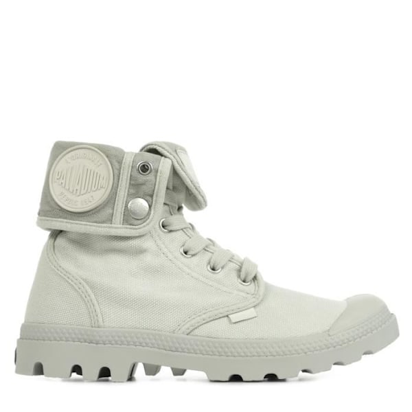 Palladium Baggy Boots - Damer - Grå - Snørebånd - Vasket kanvas - Alsidig Ånga/metall 39