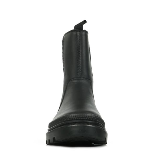 Palladium Pallatrooper Chelsea High Boots - Dame - Sort - Bred hæl - Etisk læder - Højde 2 Svart 39