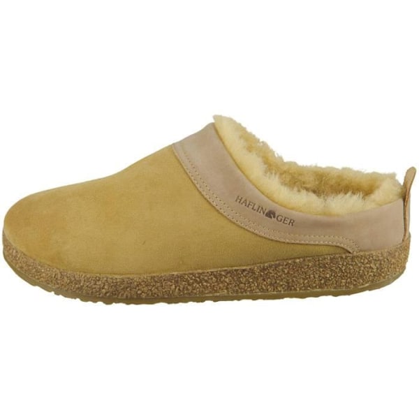 HAFLINGER tøfler i fåreskind - Snowbird - Økonomisk lyngbeige - Unisex - Str. 46 Ekonomisk ljungbeige 40