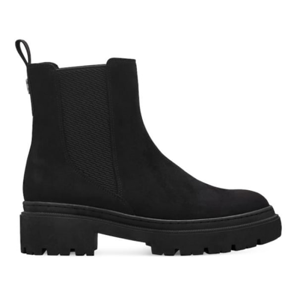 Ankelboots - Marco Tozzi - 22548643 - Svart - Platt klack - Höjd 3 cm - Dragkedja - 37