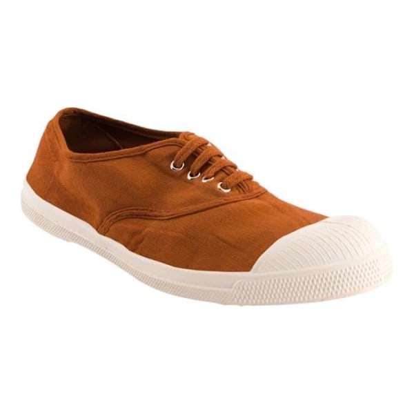 BENSIMON sneakers - ELLY F Brown - Platt klack - 1 cm - Snörning - Sammet, nubuck - Rund tå - 36