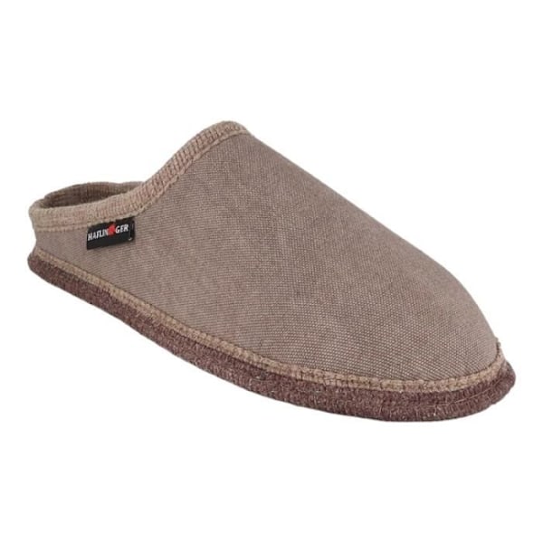 Mules - HAFLINGER - COTTY WASH Beige - Flad hæl - 1,5 cm - Slip on - Fløjl, nubuck - Rund tå Beige 43