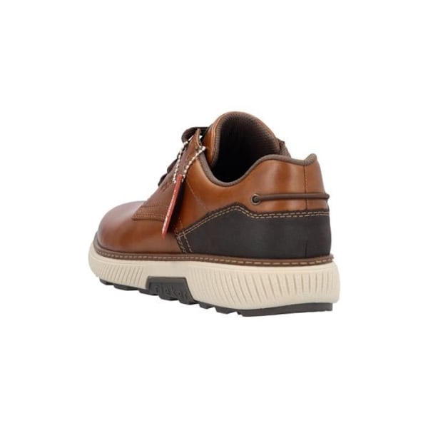 Rieker Clarino Low Læder Sneaker - Brun - Mænd - Snørebånd - Flade - 43