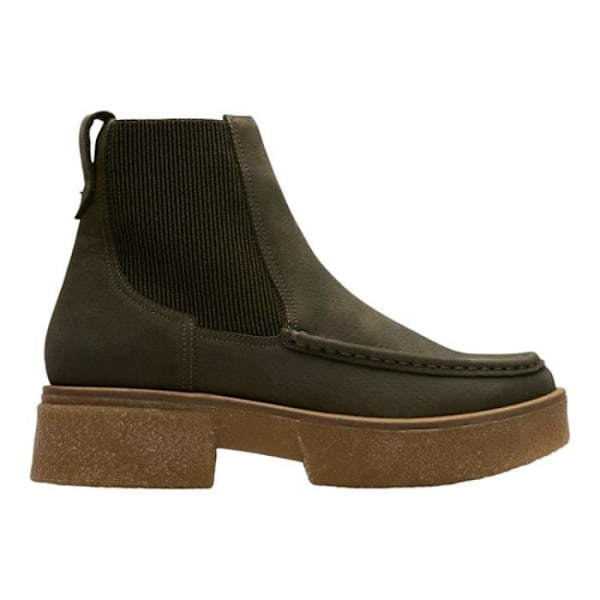 Ankelstøvler - Clarks - LINOSO TOP - Grøn - Flad hæl - 5 cm - Elastik Grön 40