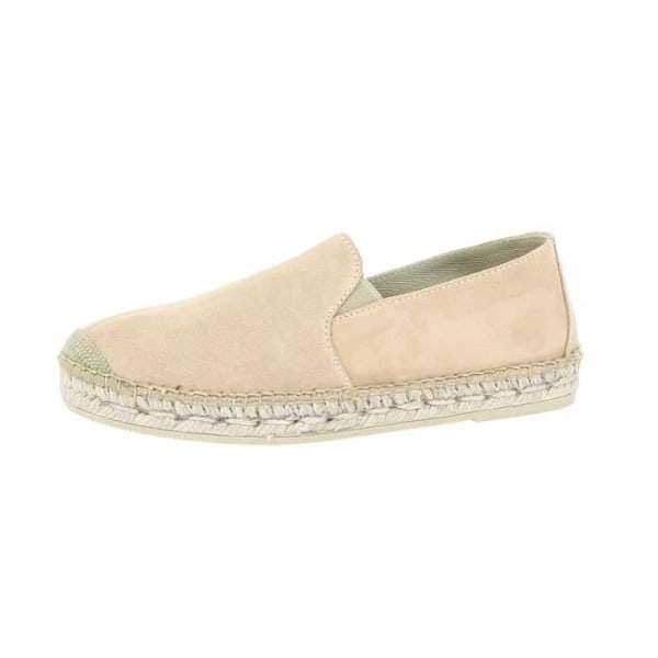 Espadrillor för kvinnor - La Maison de l'Espadrille - 483 - Handsytt läder - Vulkaniserad sula - Rosa Rosa 36