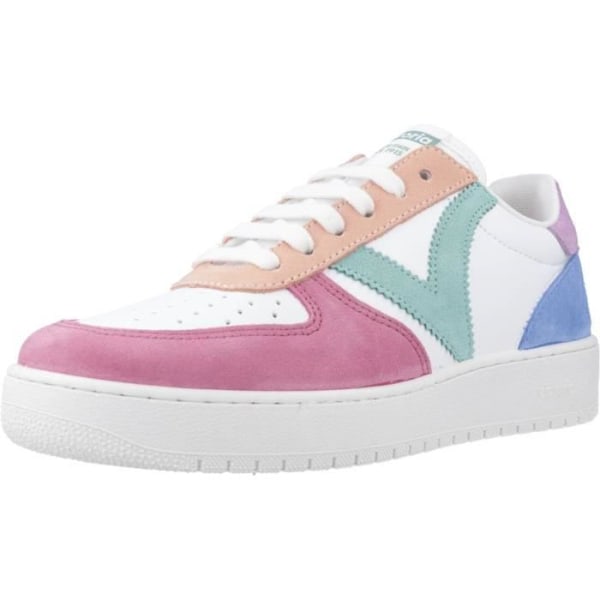 Victoria Sneaker med snøre - VICTORIA - 118872 - Pink - Læder - Damer Rosa 36