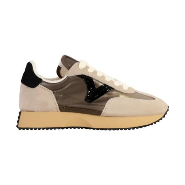 Victoria Leather Sneaker - Beige - VICTORIA - Dam - Snören - Platta Beige 36