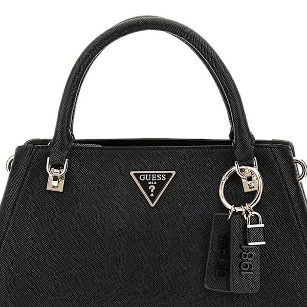 Handväska - GUESS - Noelle Luxury Satchel - Svart - 100 % polyuretan - 27x20x6 cm svart