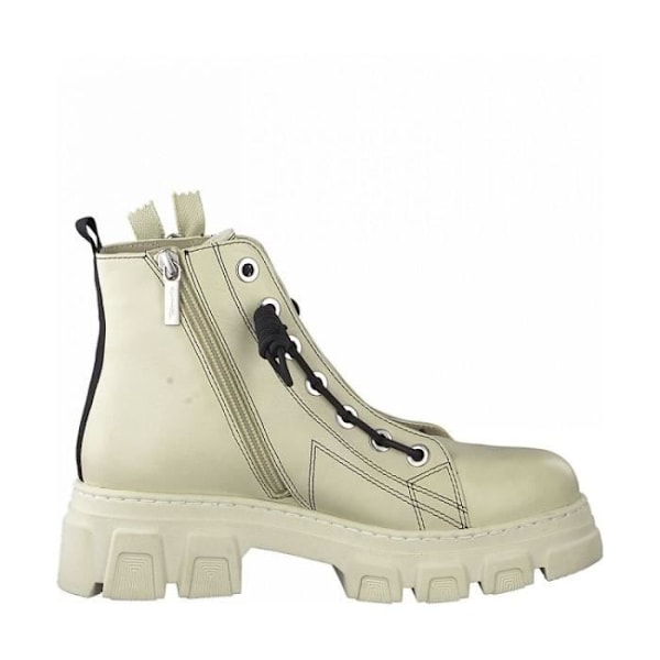 Ankelboots i militärstil Tamaris 26260 - Läder och syntet - Beige - Dam Beige 38