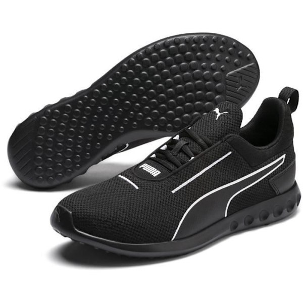 Multisportskor - PUMA - CARSON - Herr - Svart Svart vit 40