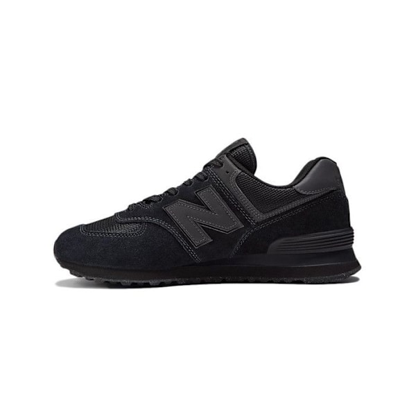 Læder Sneaker - NEW BALANCE - 574 - Herrer - Sort - Snørebånd Svart 40