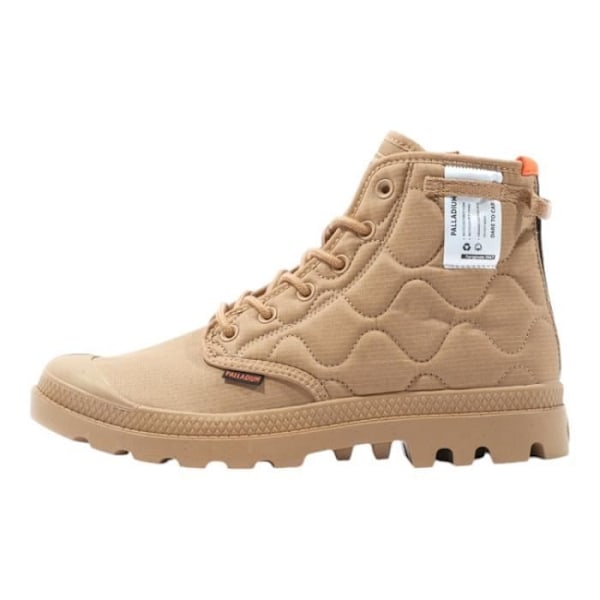 Ankelstøvler - Palladium - PAMPA RE-QUILTED - Beige - Flad hæl - 3 cm - Snørebånd Beige 44