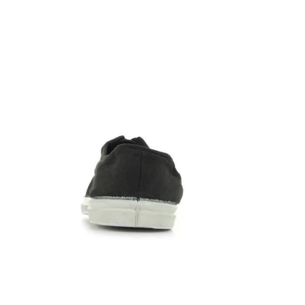 BENSIMON Sneakers i bomull Canvas Snörning Low Top Sneakers - Dam - Svart Svart 40