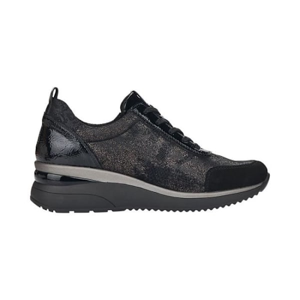 Remonte D2401 Sneakers - REMONTE - Läder - Svart - Kilklack - Dragkedja Svart 40