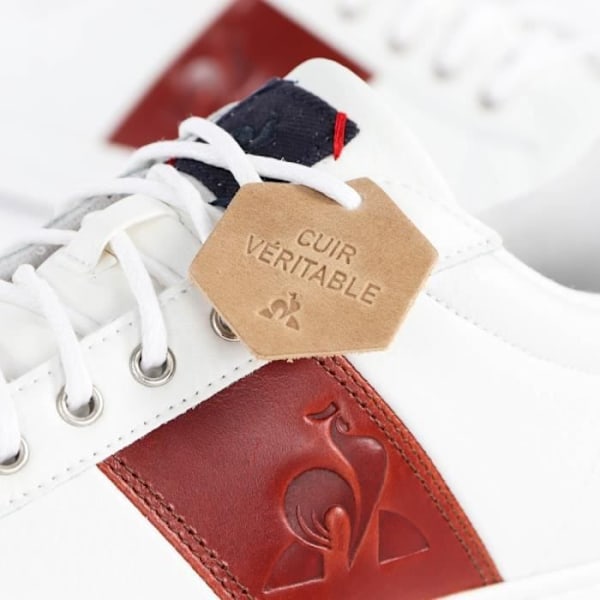 Le Coq Sportif Sneakers - Herrer - Mastercourt klassisk arbejdstøj Hvid - Tekstil - Snørebånd - Flad Vit 41