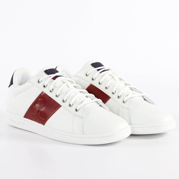 Le Coq Sportif Sneakers - Herrer - Mastercourt klassisk arbejdstøj Hvid - Tekstil - Snørebånd - Flad Vit 40