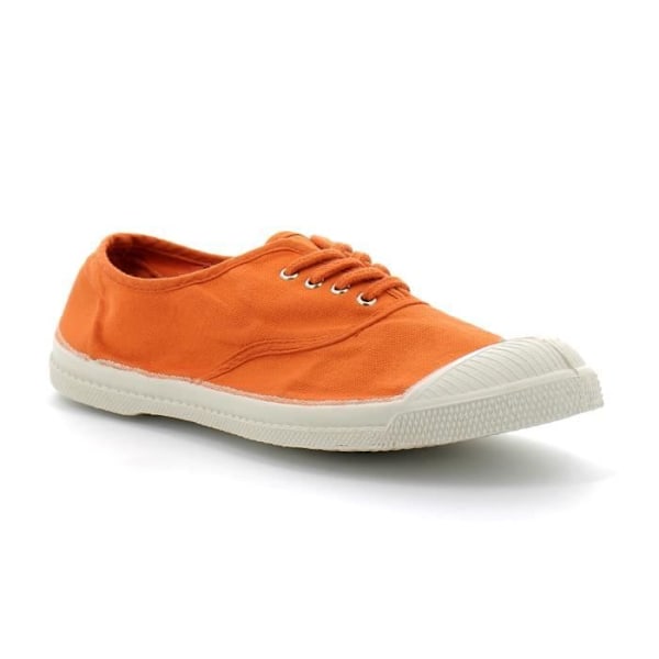 BENSIMON Orange sneakers i spets - Herr - Textil - Platta Korall 36