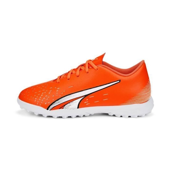 Puma Ultra Play TT fodboldsko til børn - Supercharge - ultra orange/hvid/blå glimmer - 35 Ultra orange/vit/blå glimmer 37