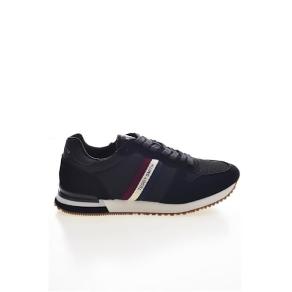 Syede logosneakers - Teddy Smith - Sneakers - Sorte - Herrer - Snørebånd Svart 45